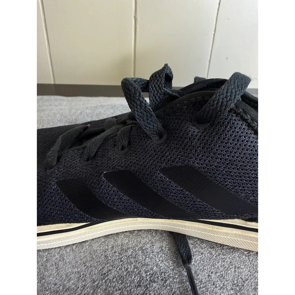 Adidas Athletic Shoes Men's 8.5 Black Mesh Sneakers Athletic Tennis Shoes‎